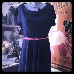Vintage style boat neck dress